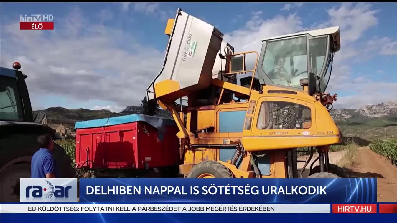 Delhiben nappal is sötétség uralkodik
