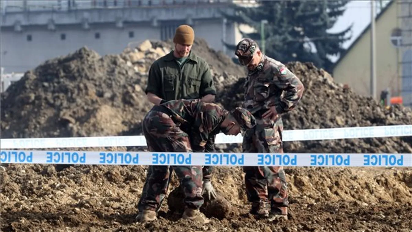 Világháborús légibombát találtak Miskolcon