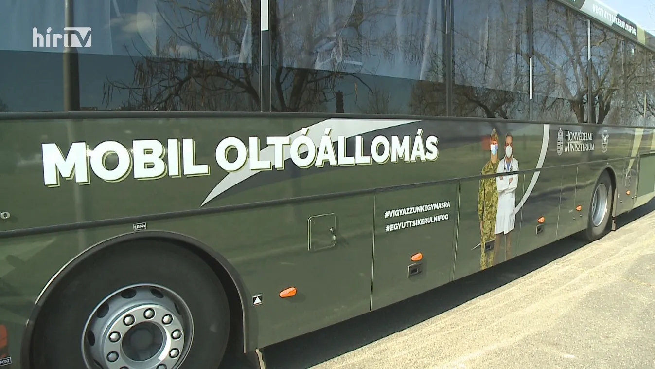 Szolgálatba álltak a honvédség oltóbuszai