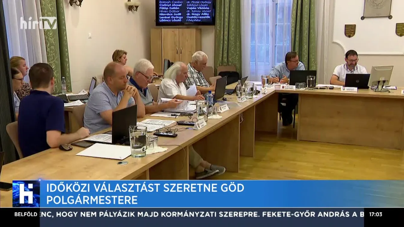 Időközi választást szeretne Göd polgármestere
