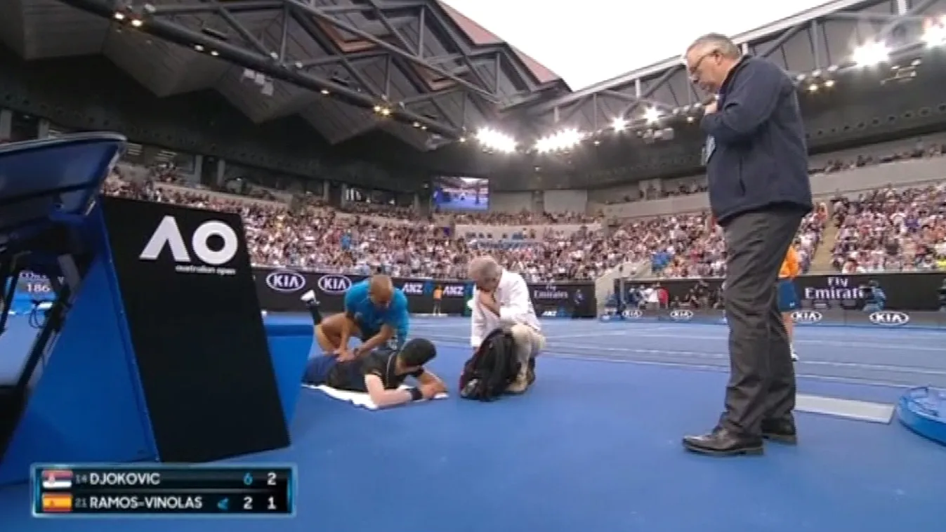 Djokovicnak egy ápolás is belefért