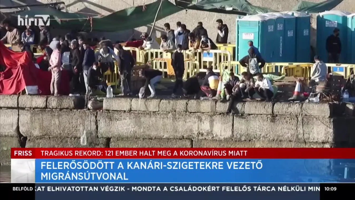 Felerősödött a Kanári-szigetekre vezető migránsútvonal