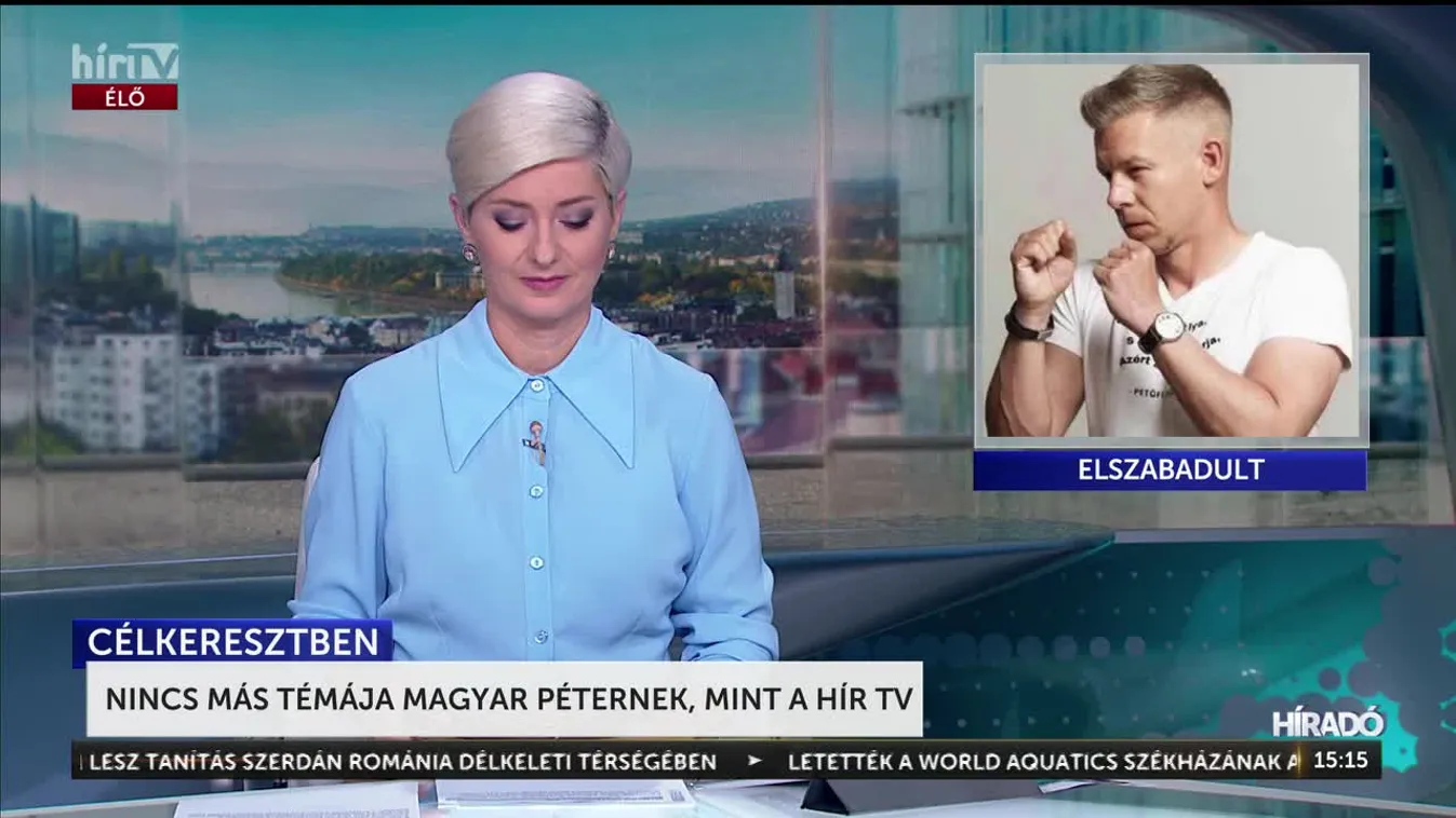 NINCS MÁS TÉMÁJA MAGYAR PÉTERNEK, MINT A HÍR TV