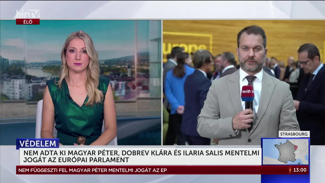 NEM ADTA KI MAGYAR PÉTER, DOBREV KLÁRA ÉS ILARIA SALIS MENTELMI JOGÁT AZ EURÓPAI PARLAMENT