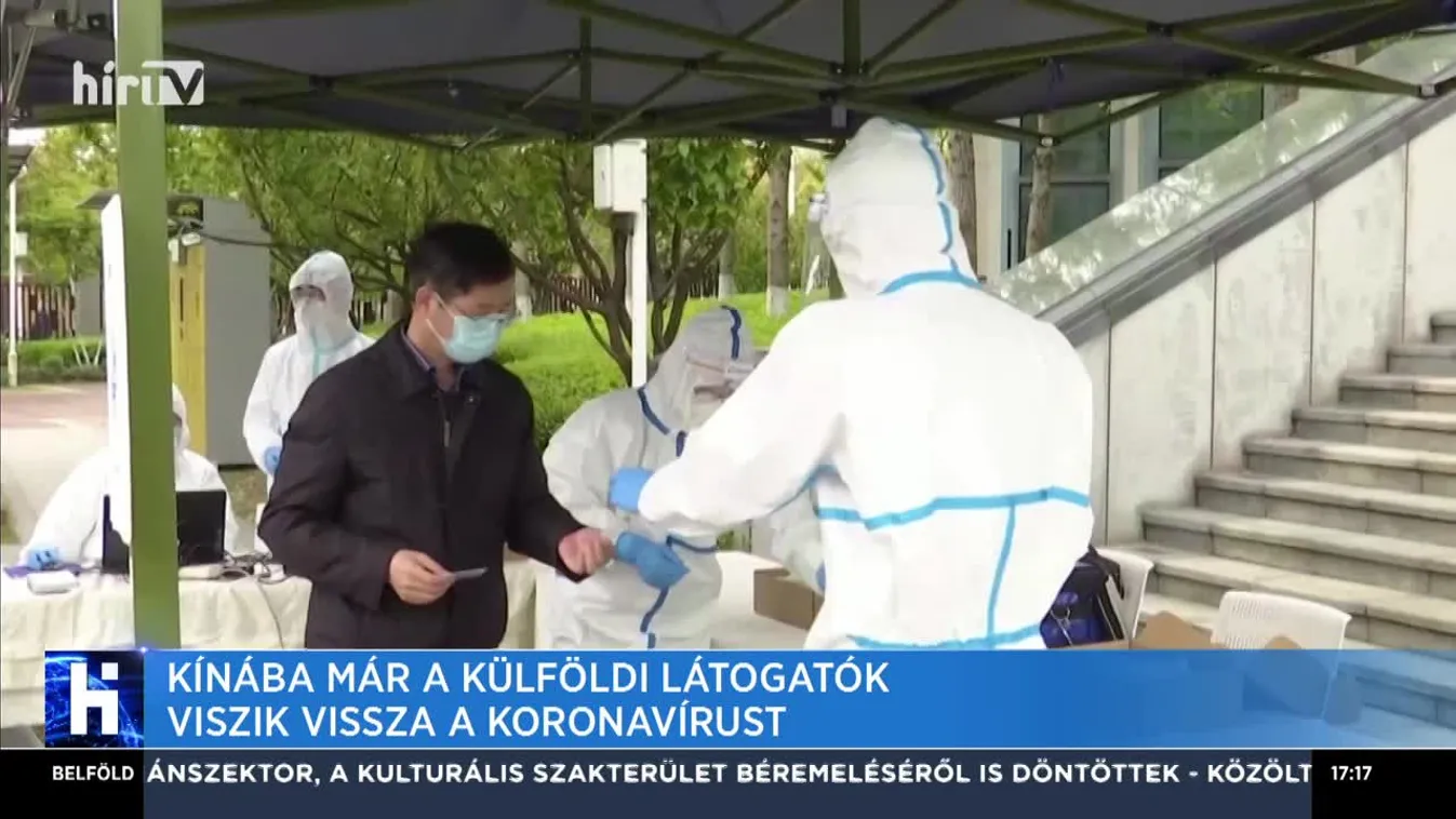 Kínába már a külföldi látogatók viszik vissza a vírust