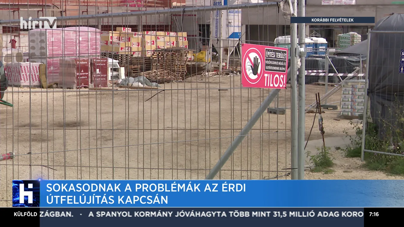 Sokasodnak a problémák az érdi útfelújítás kapcsán