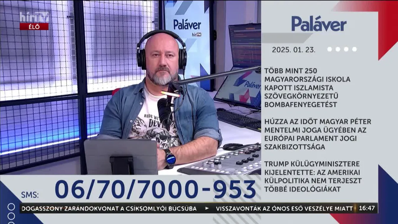 Paláver - Iszlamista szövegkörnyezetű bombafenyegetés a magyar iskolákban + videó