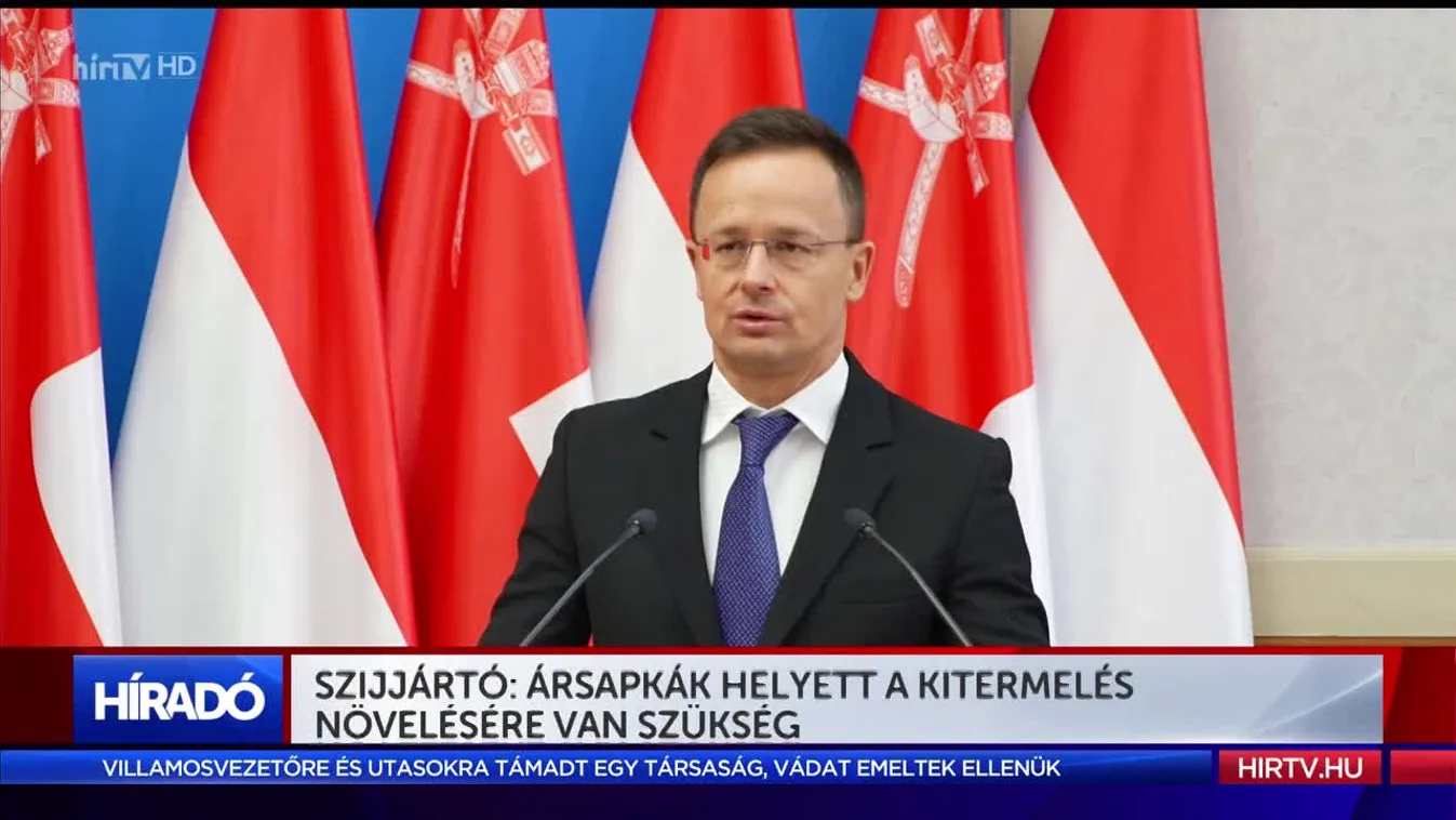 Szijjártó: ársapkák helyett a kitermelés növelésére van szükség