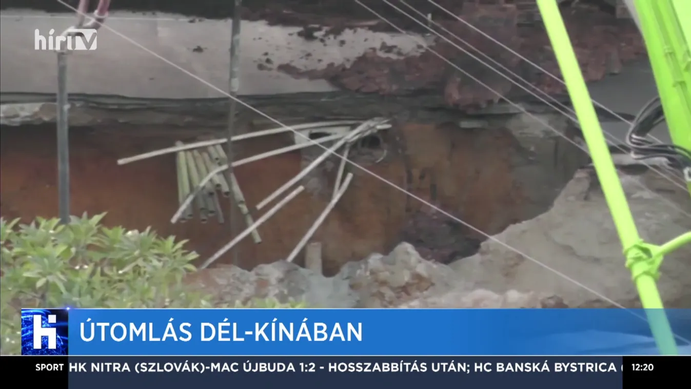 Útomlás Dél-Kínában