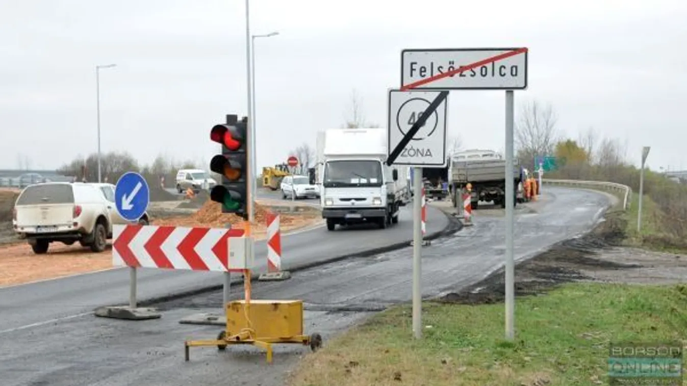 Új út Felsőzsolca és Muhi között