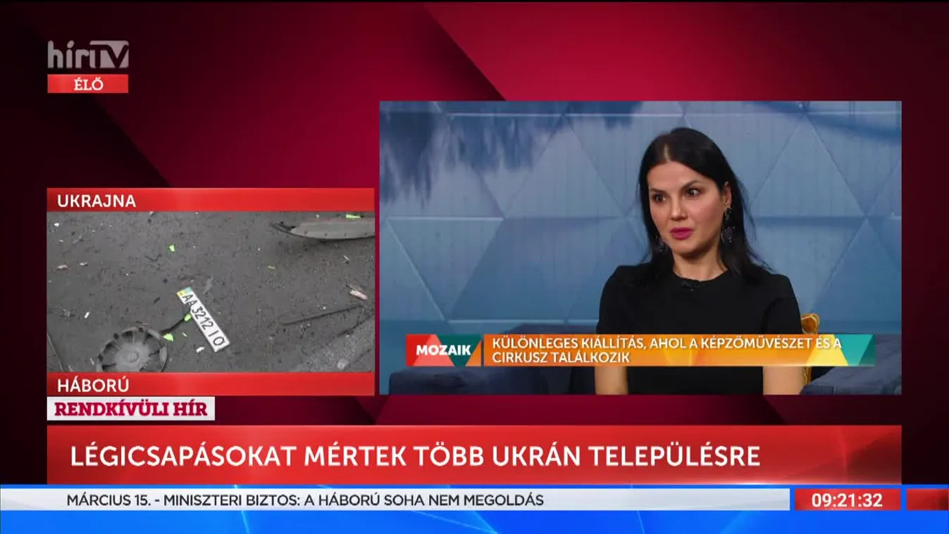 Mozaik - Különleges kiállítás, ahol a képzőművészet és a cirkusz találkozik (2022-03-16)