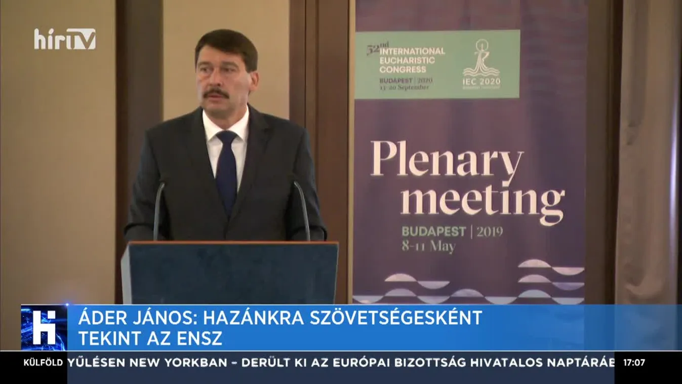 Áder János: Hazánkra szövetségesként tekint az ENSZ