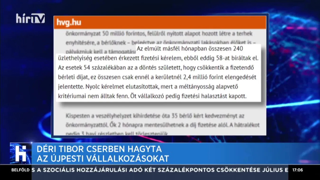 Déri Tibor cserben hagyta az újpesti vállakozásokat