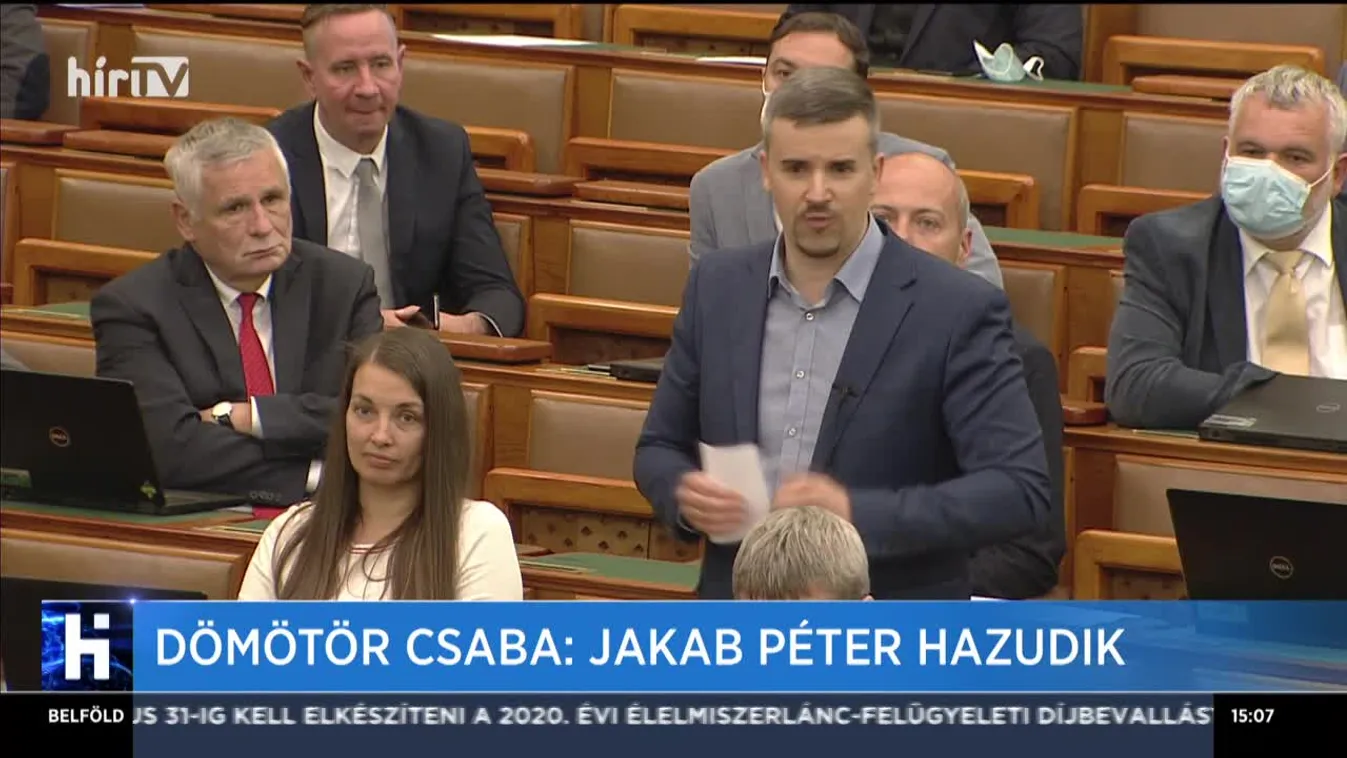 Dömötör Csaba: Jakab Péter hazudik