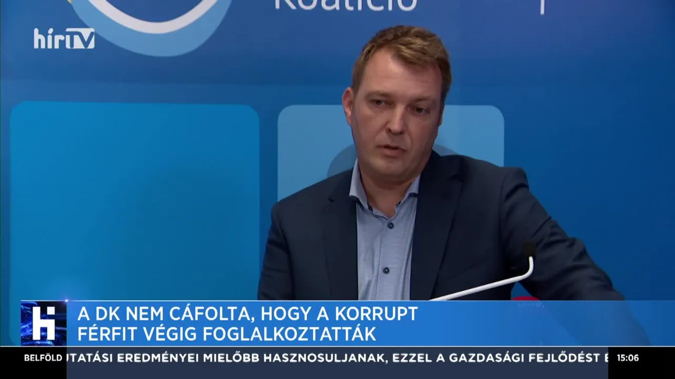 A DK nem cáfolta, hogy a korrupt férfit végig foglalkoztatták
