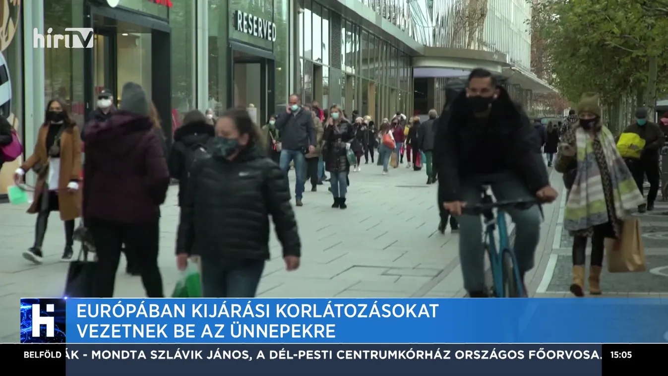 Európában kijárási korlátozásokat vezetnek be az ünnepekre