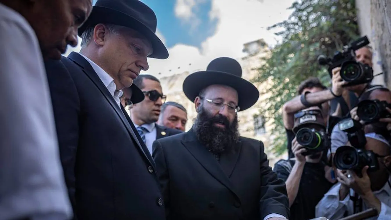 A Siratófalnál is járt Orbán Viktor