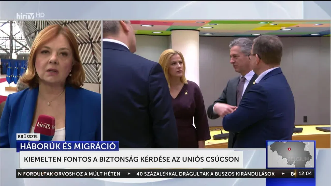 Kiemelten fontos a biztonság kérdése az uniós csúcson +videó