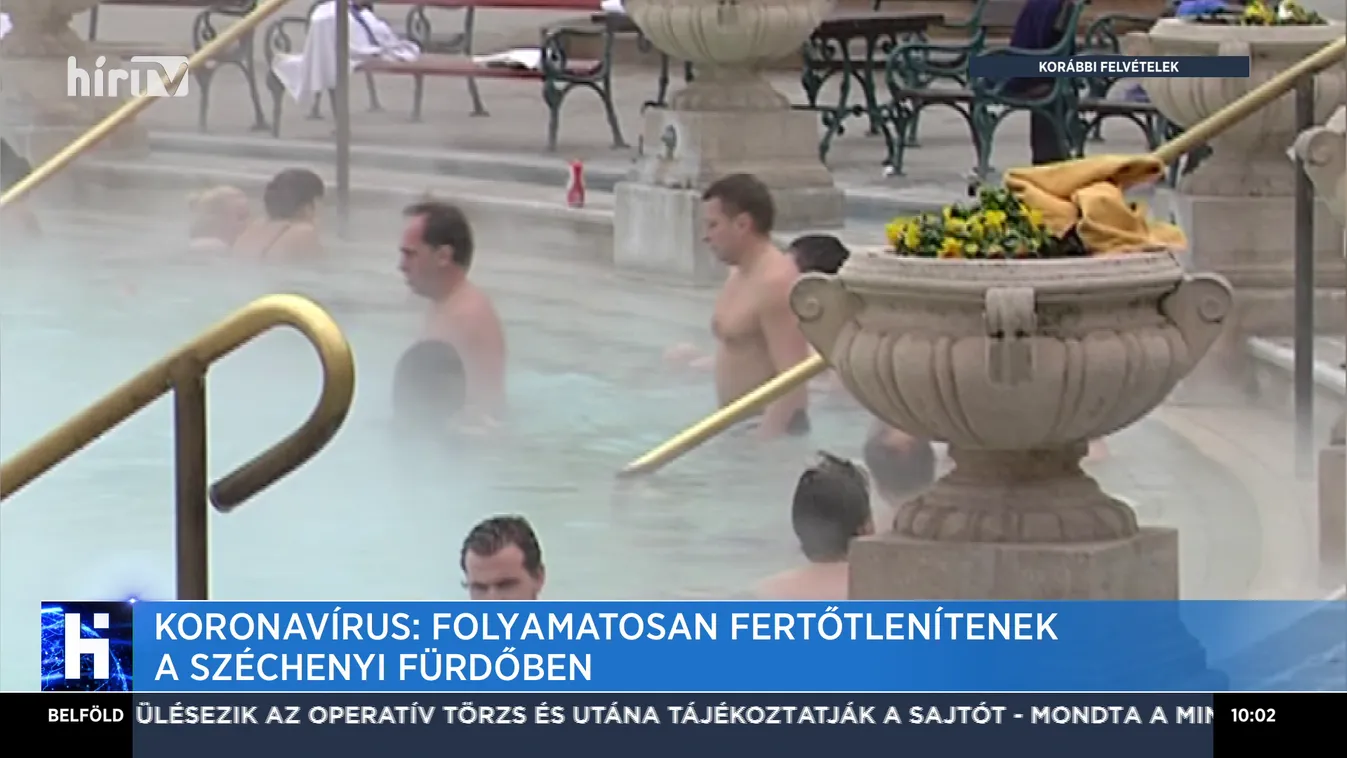 Koronavírus: Folyamatosan fertőtlenítenek a Széchenyi fürdőben