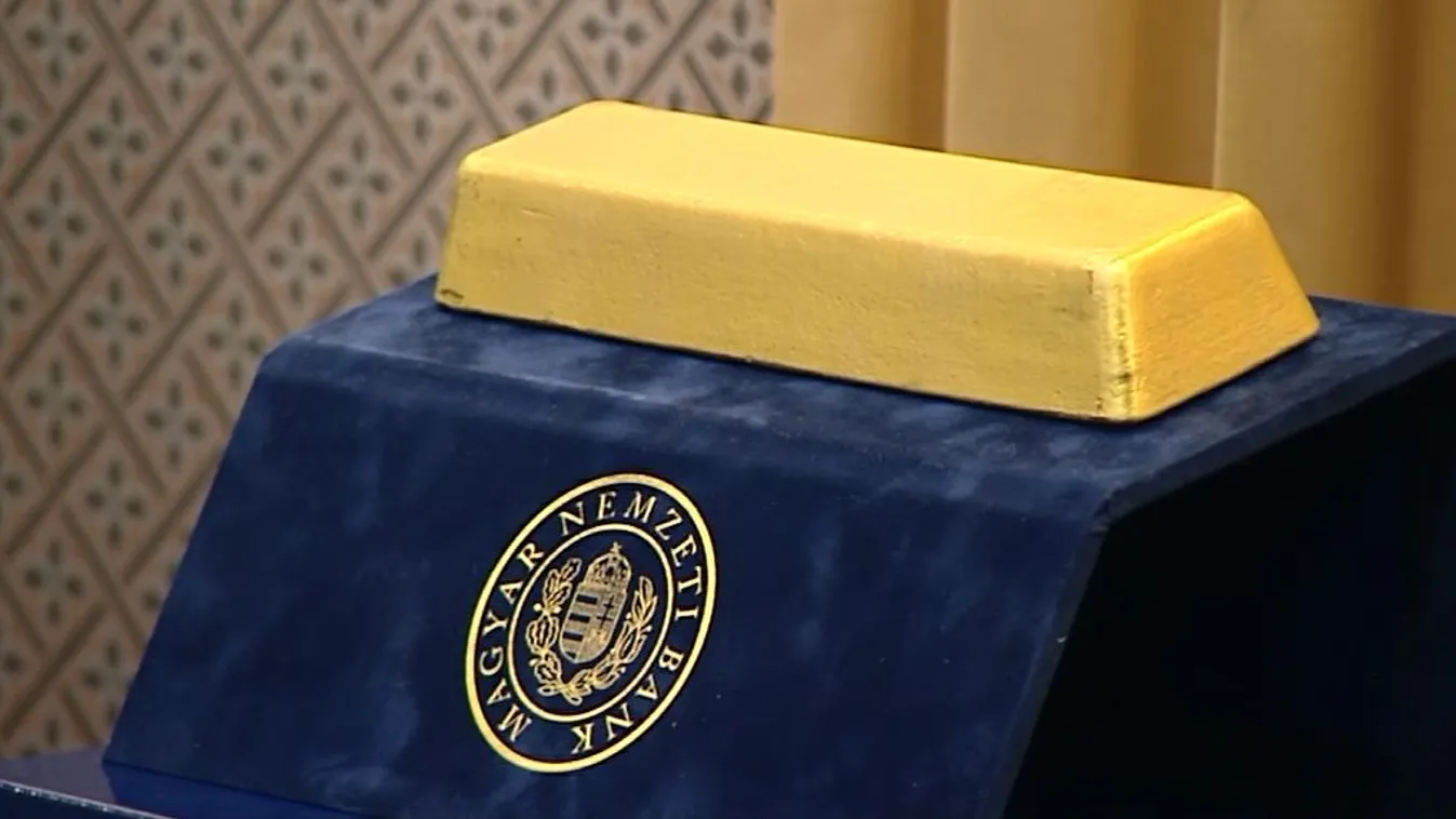 31 és fél tonnára duzzadt az aranytartalék