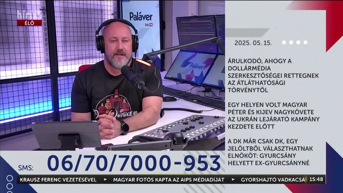 Paláver – Rettegnek a dollármédia szerkesztőségei az átláthatósági törvénytől + videó