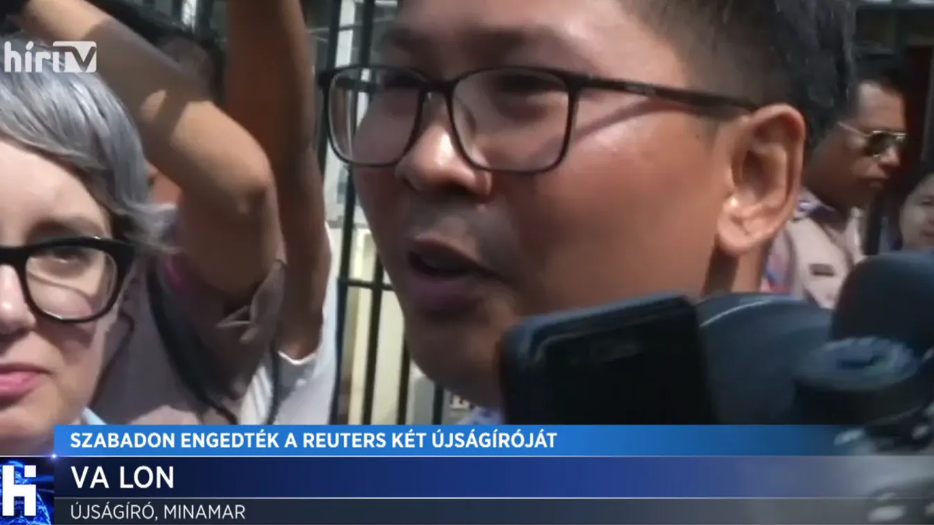 Szabadon engedték a Reuters két újságíróját