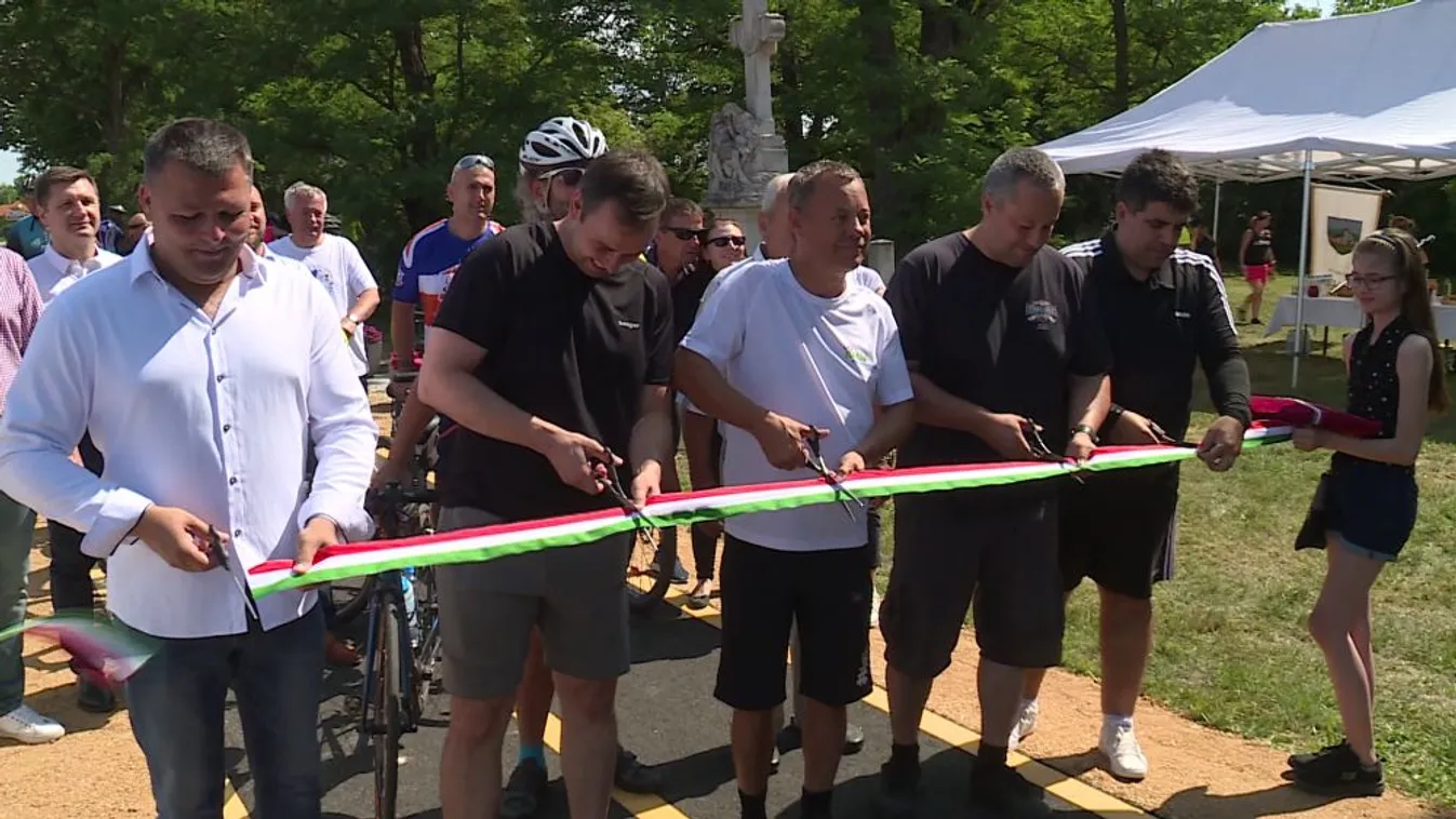 Megújult a Nyárligetet Pomoggyal összekötő kerékpárút