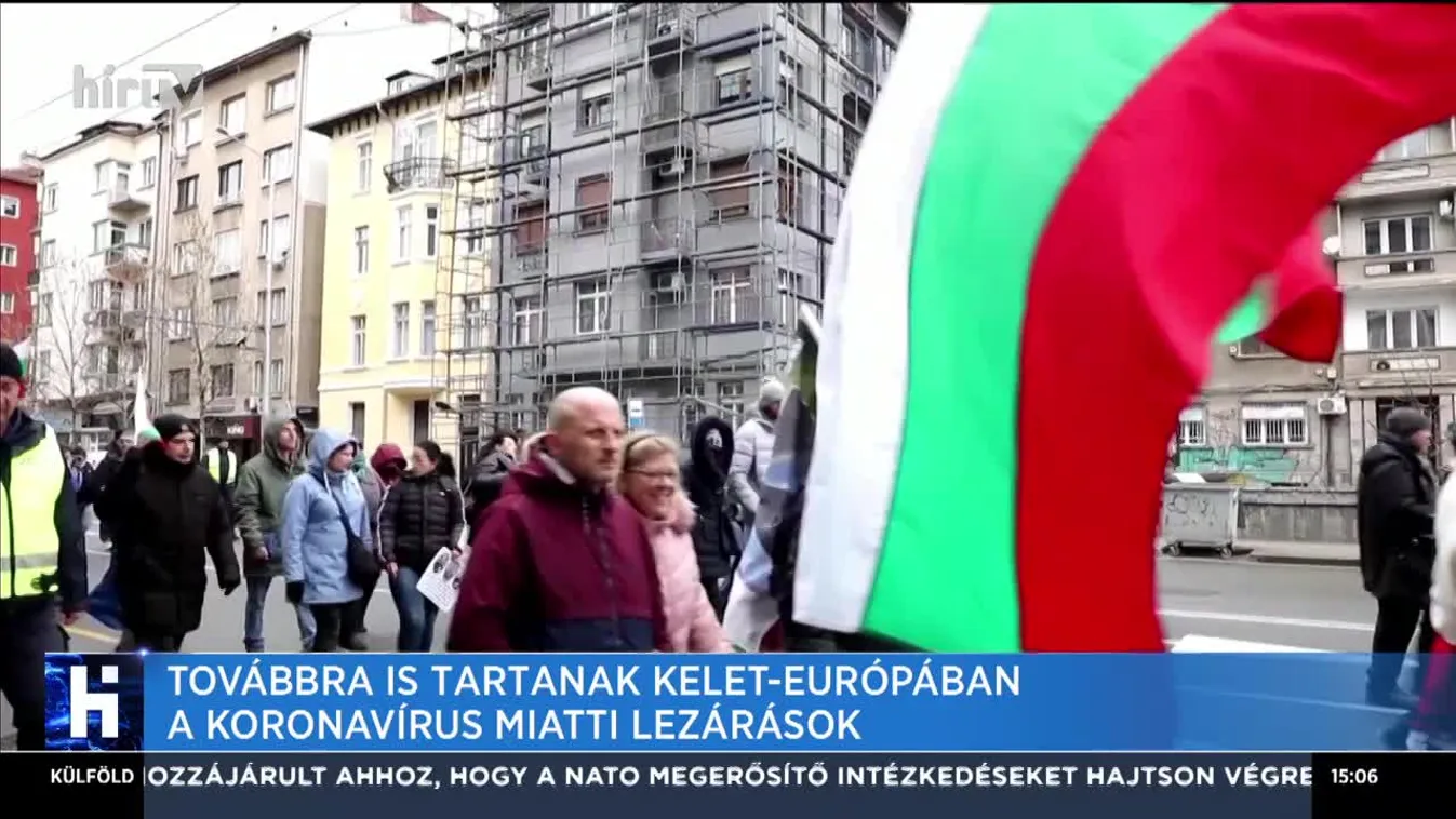 Továbbra is tartanak Kelet-Európában a koronavírus miatti lezárások