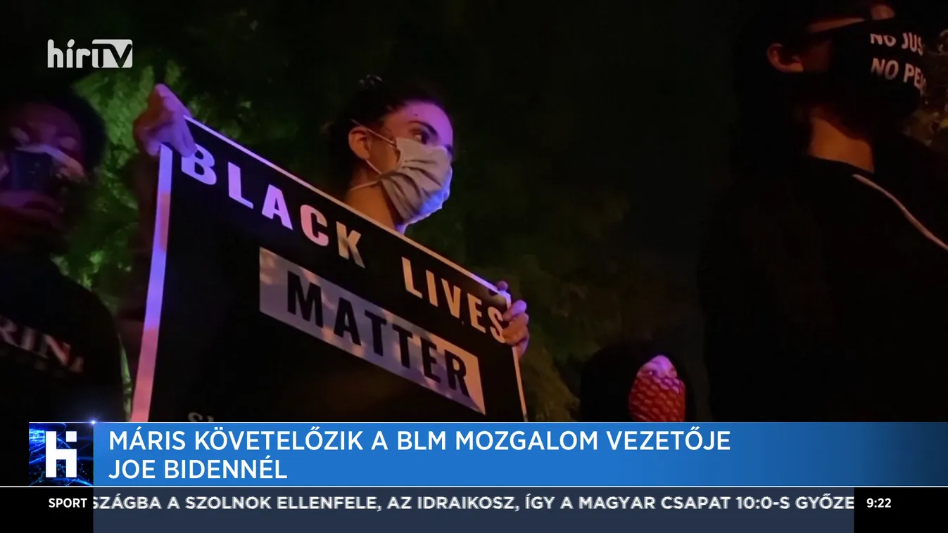 Máris követelőzik a BLM mozgalom vezetője Joe Bidennél