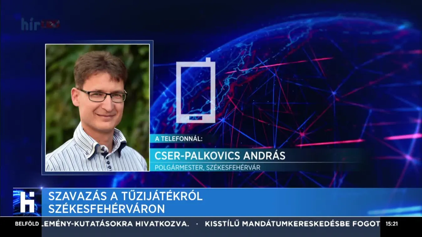 Szavazás a tűzijátékról Székesfehérváron