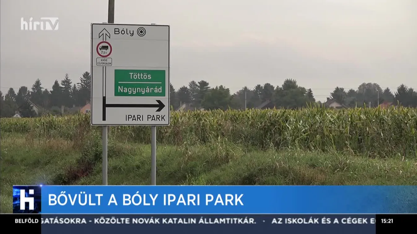 Bővült a Bólyi Ipari Park