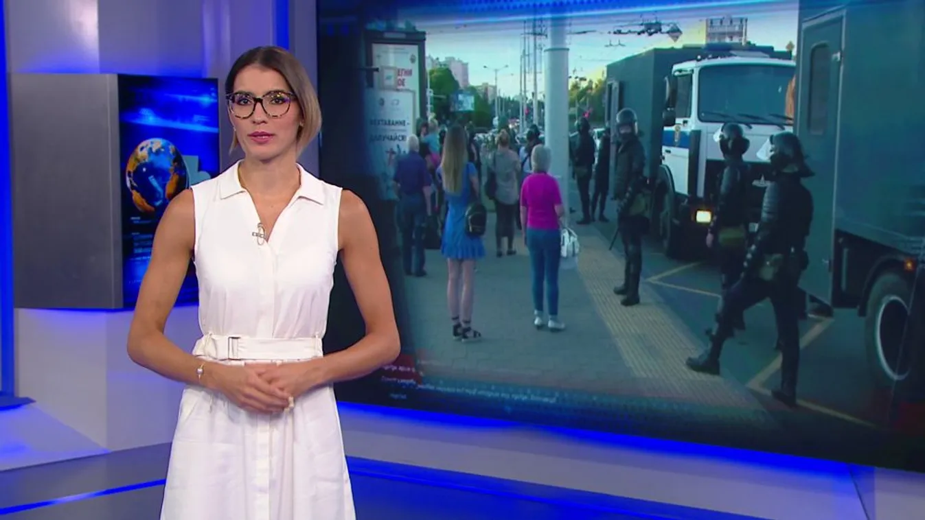 Hírvilág: Továbbra is tüntetésektől hangos a fehérorosz főváros