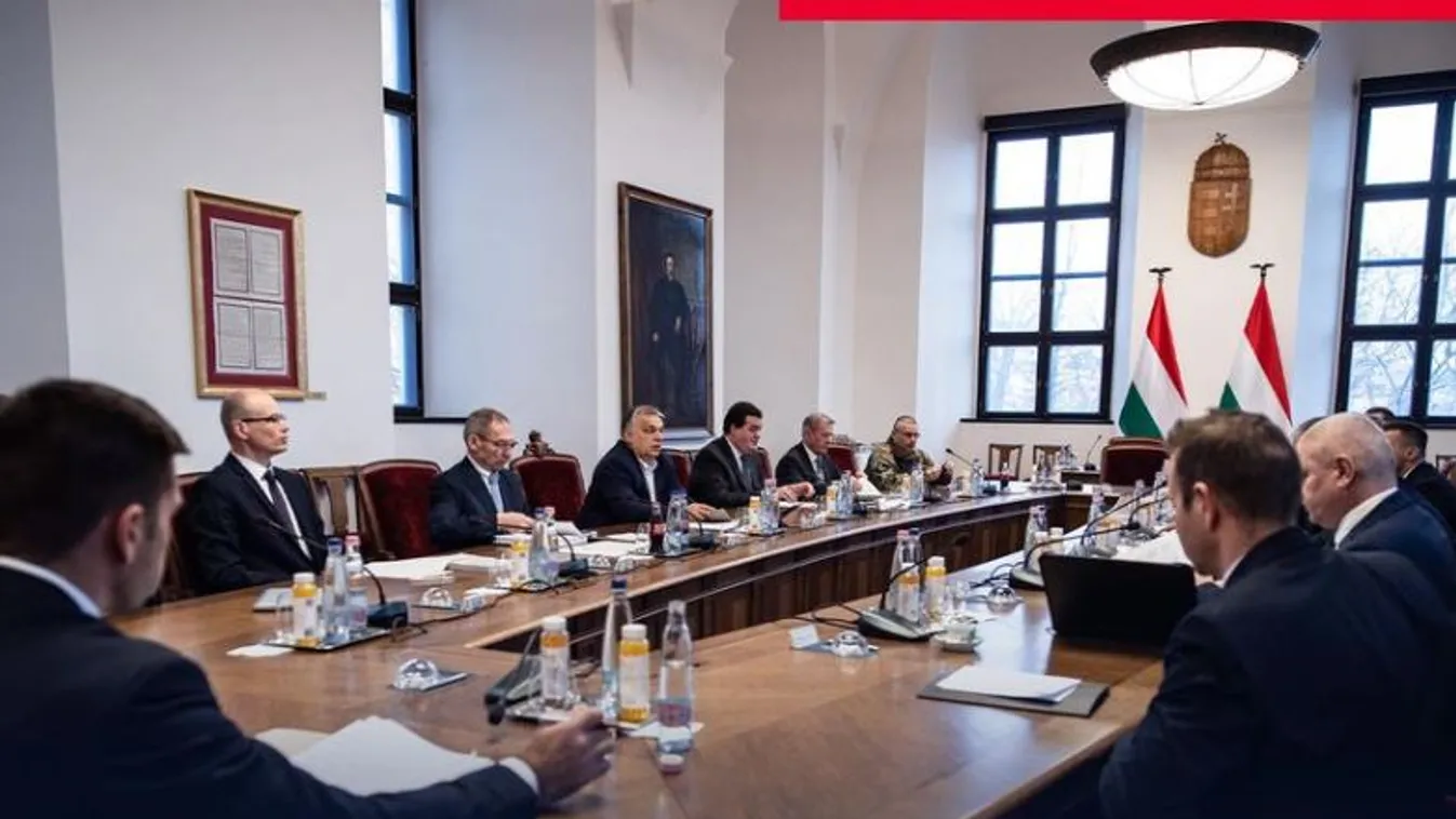 Orbán Viktor vezetésével ismét összeült a Nemzetbiztonsági Operatív Törzs