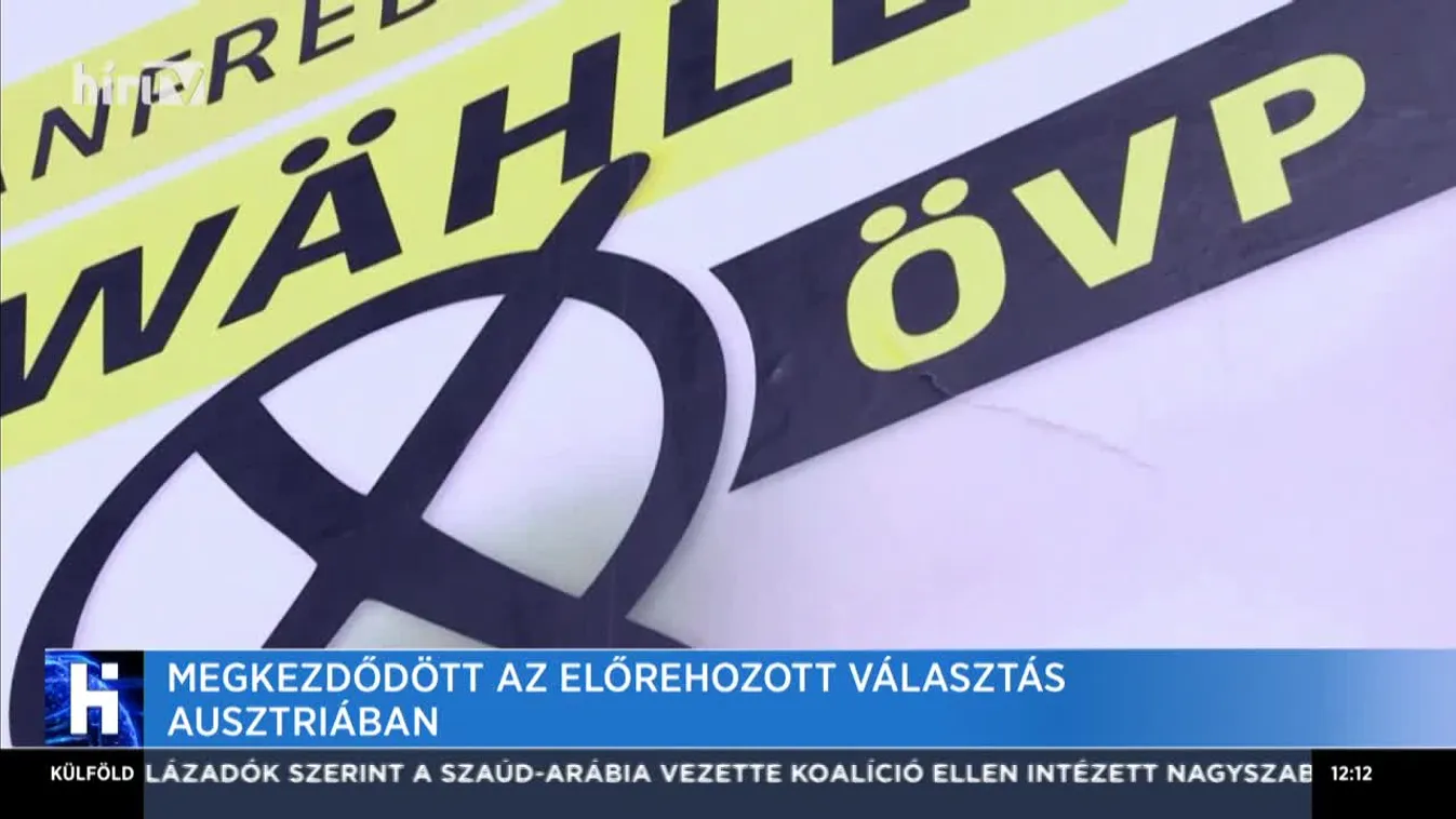 Megkezdődött az előrehozott választás Ausztriában