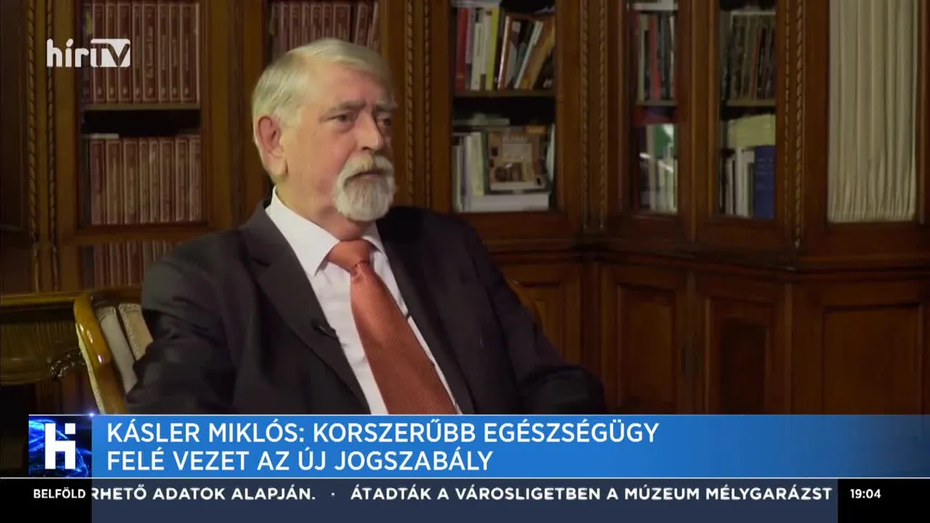 Kásler Miklós: Korszerűbb egészségügy felé vezet az új jogszabály