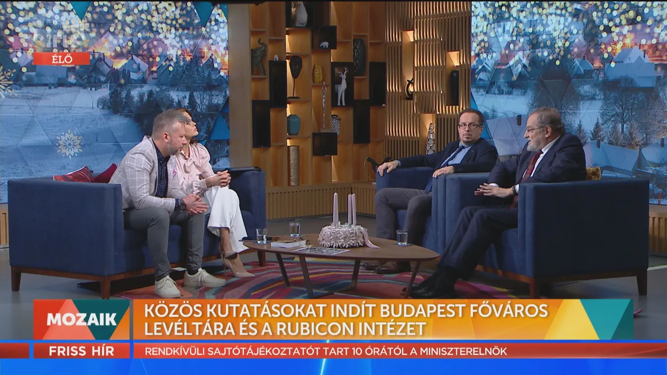 Mozaik - Közös kutatásokat indít Budapest Főváros Levéltára és a Rubicon Intézet