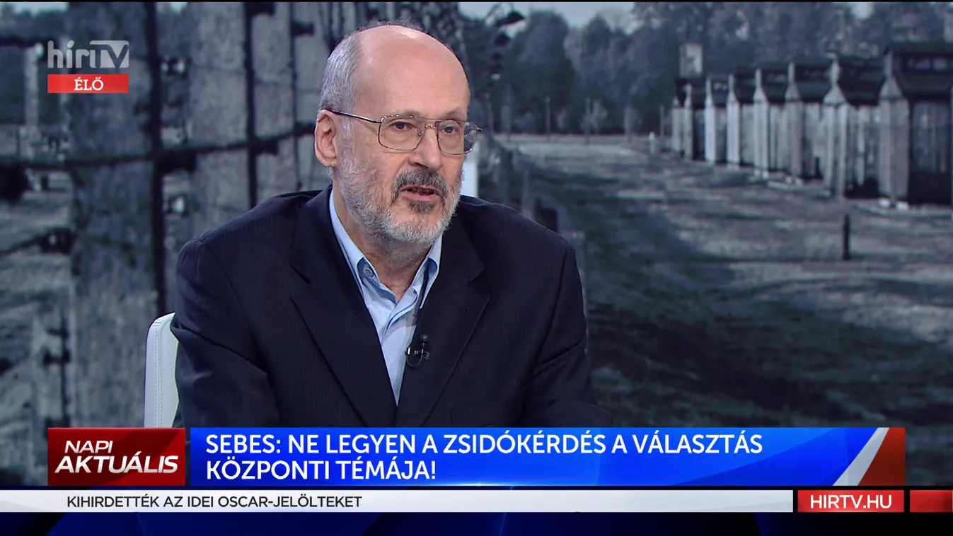 Sebes Gábor: Ne legyen a zsidókérdés a választás központi témája!