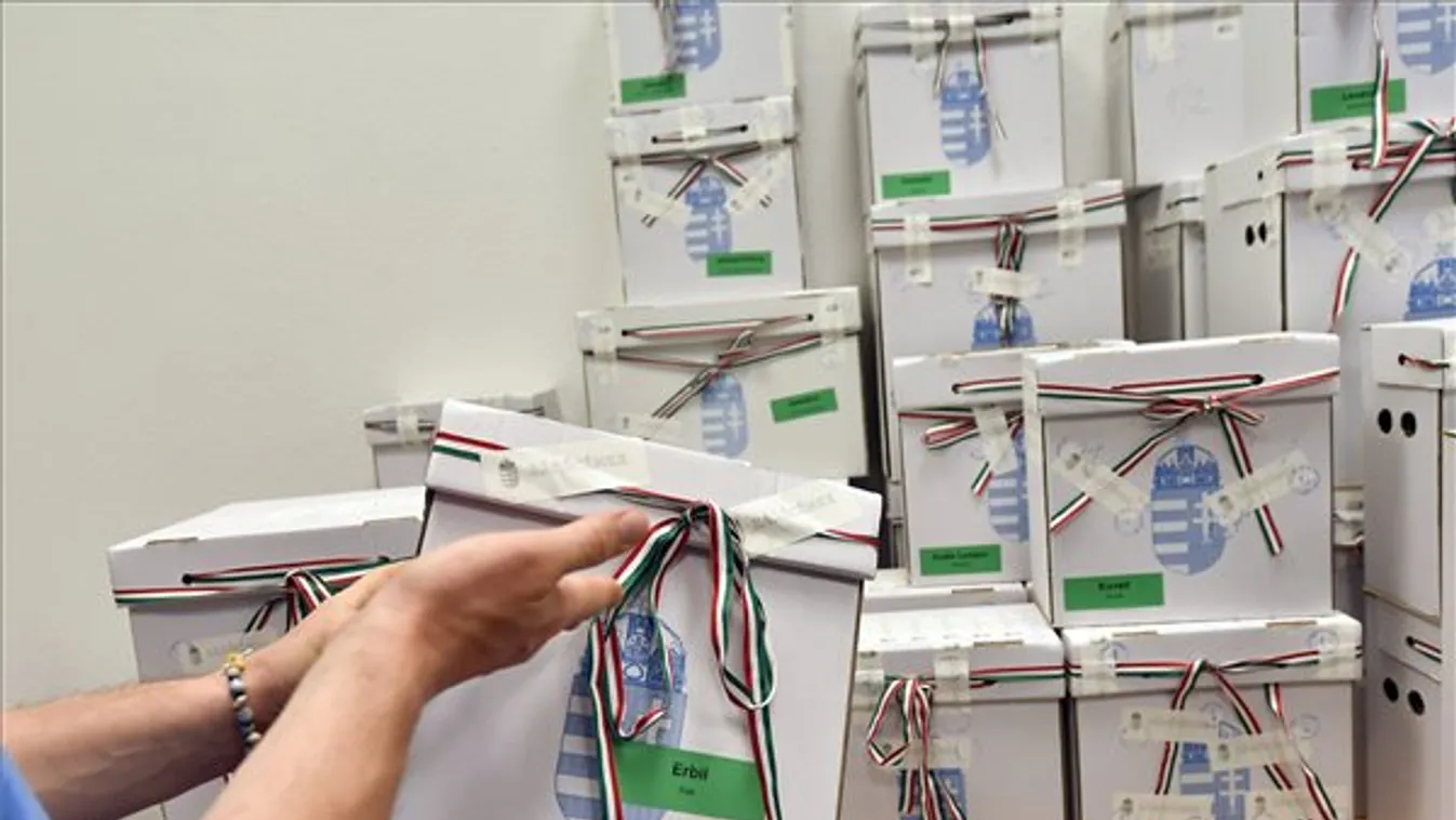 NVB: A Rijádból érkezett külképviseleti urna nem volt megfelelően lezárva