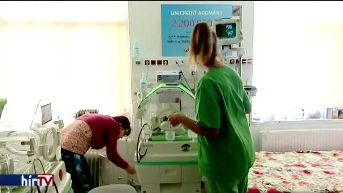 Új monitorok a Semmelweis koraszülött baba-mama szobájában