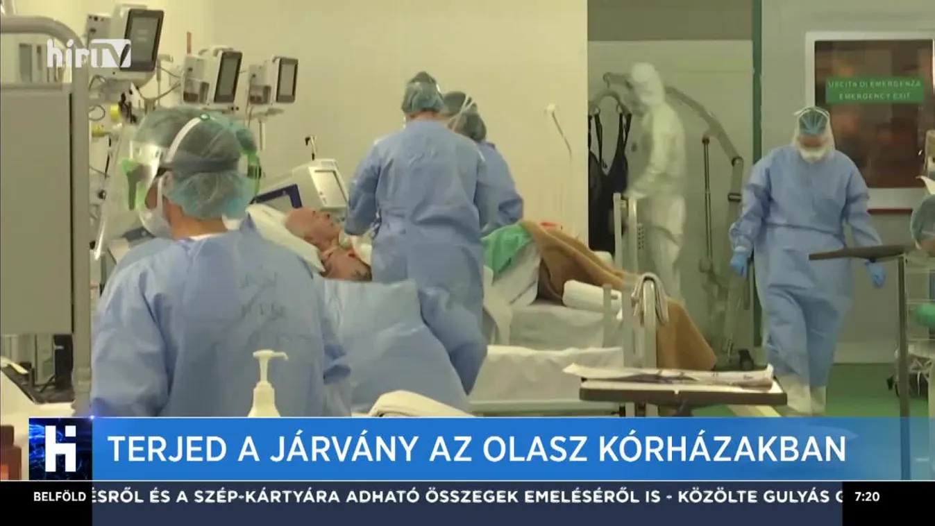 Terjed a járvány az olasz kórházakban