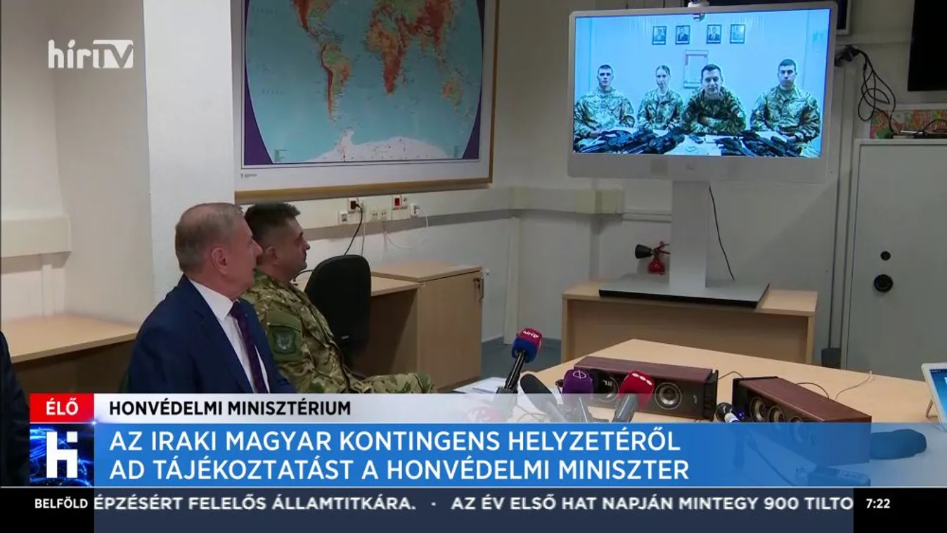 Rendkívüli tájékoztatás az iraki magyar kontingens helyzetéről