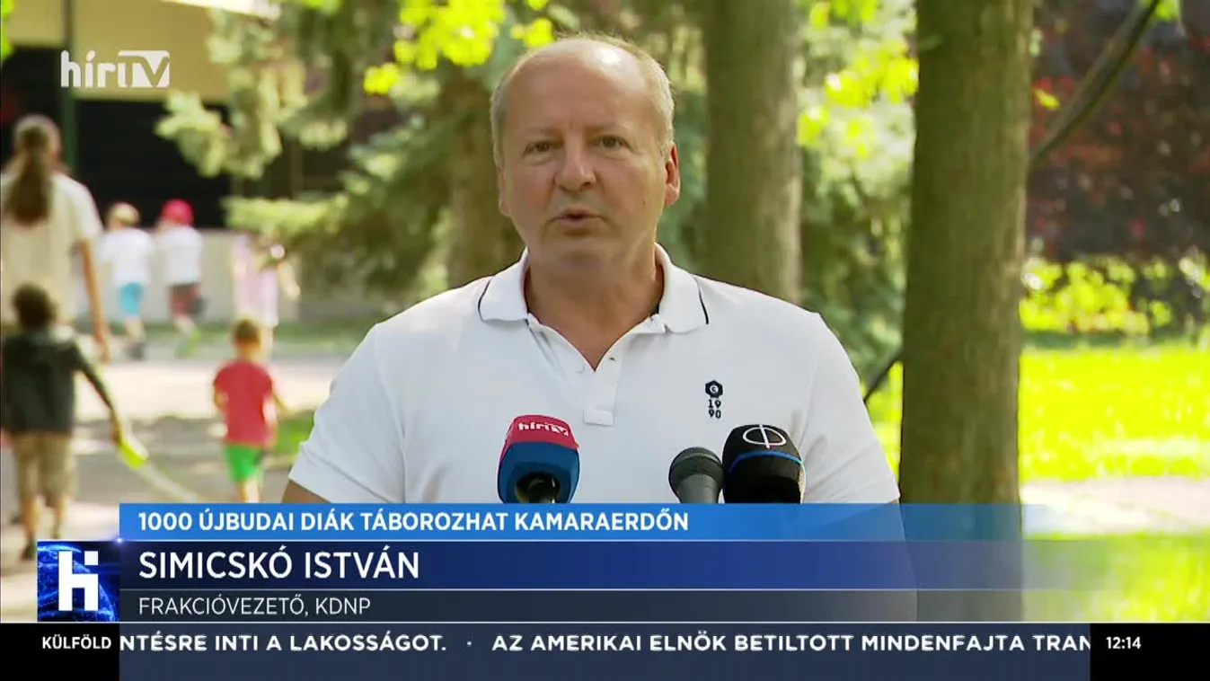 1000 újbudai diák táborozhat Kamaraerdőn