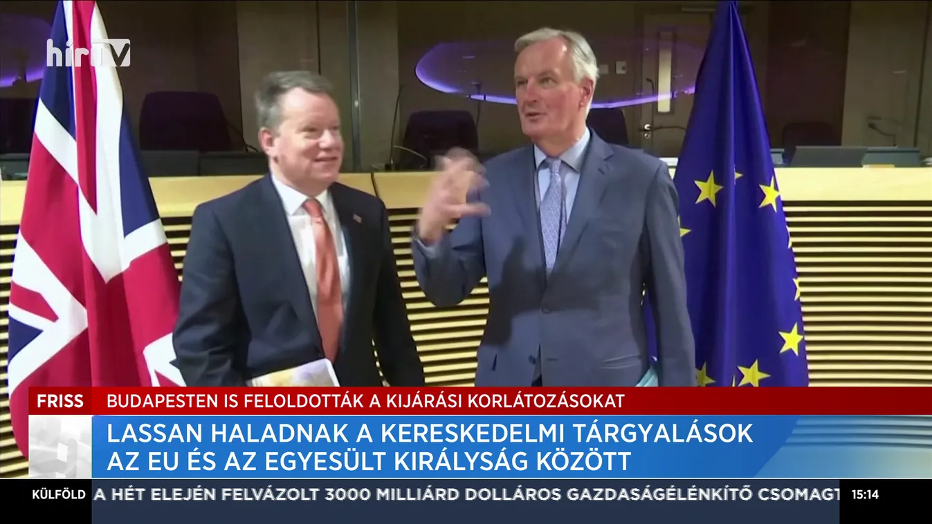 Lassan haladnak a kereskedelmi tárgyalások EU és az Egyesült Királyság között