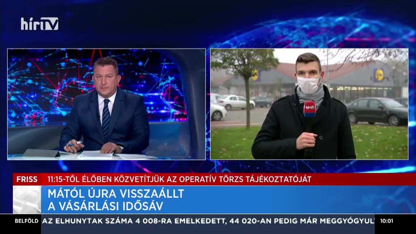 Mától újra visszaállt a vásárlási idősáv