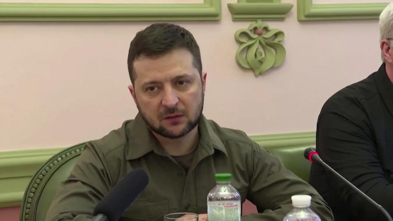 Cenzúrázták az ukrán elnök interjúját