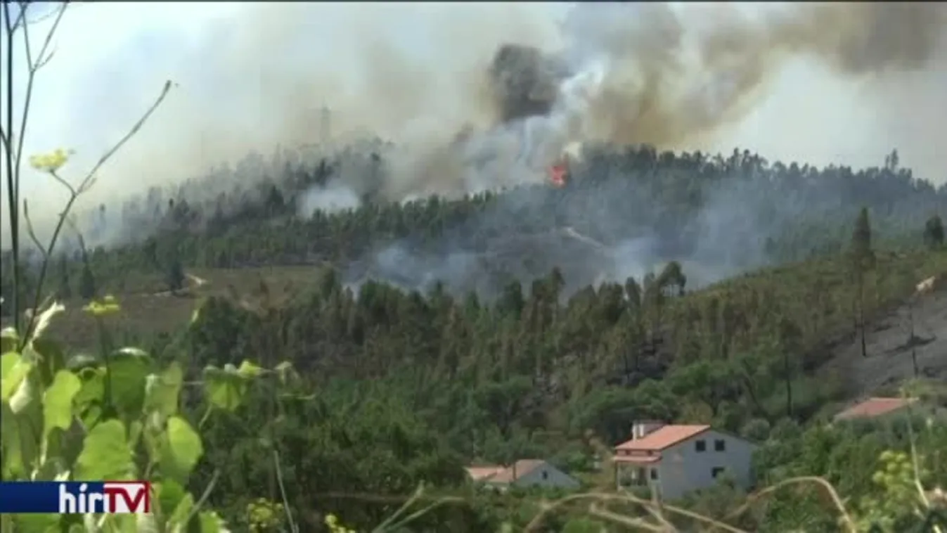 Hatalmas tüzek Portugáliában, ezreket telepítettek ki