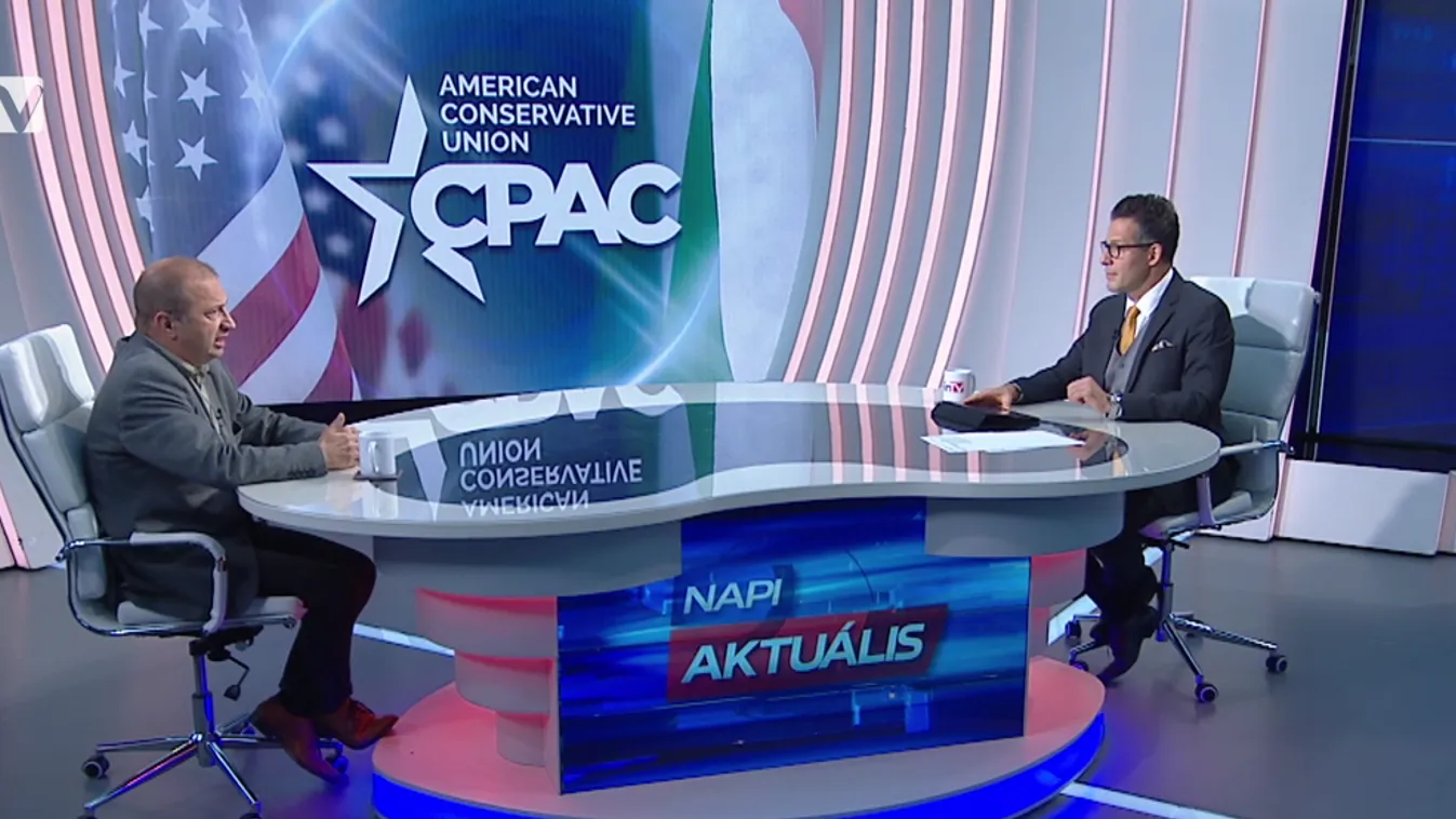 A HírTV stábja a dallasi CPAC-en forgatott