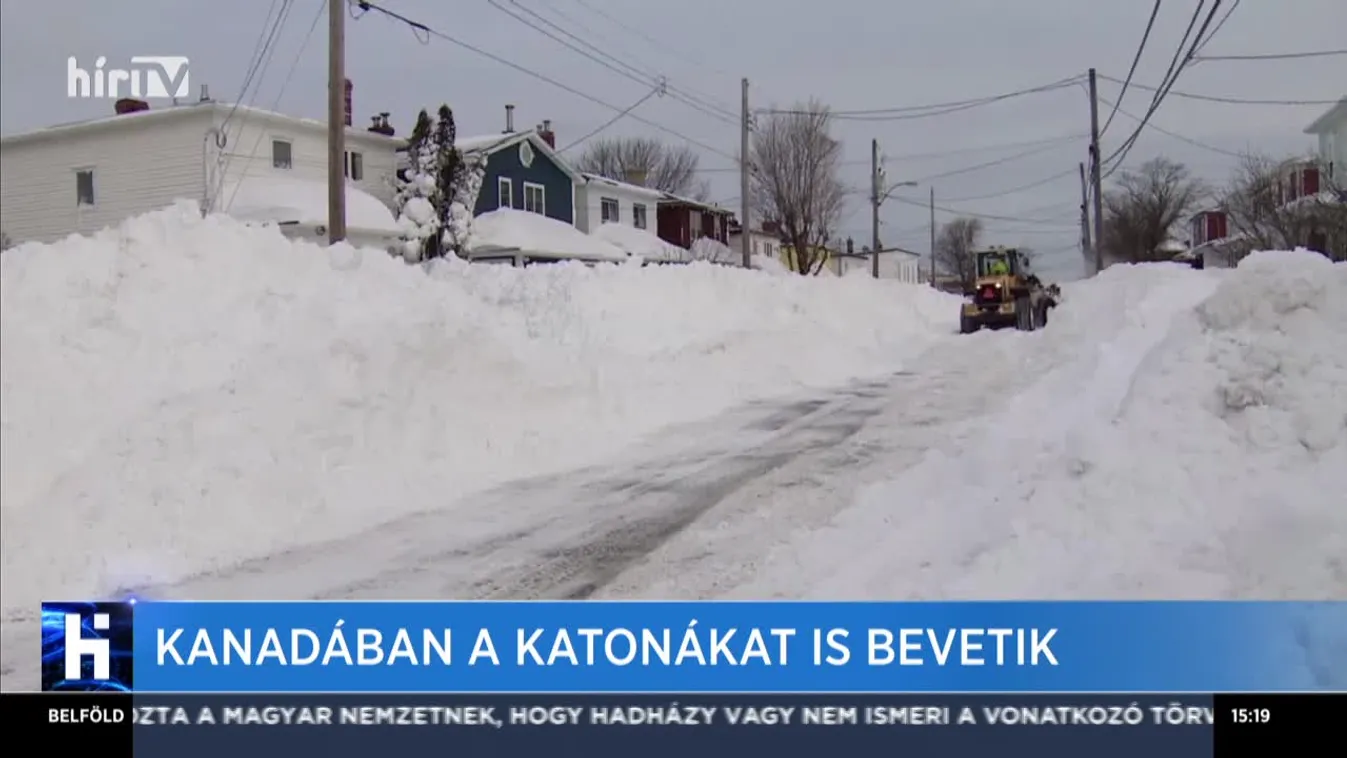 Kanadában a katonákat is bevetik