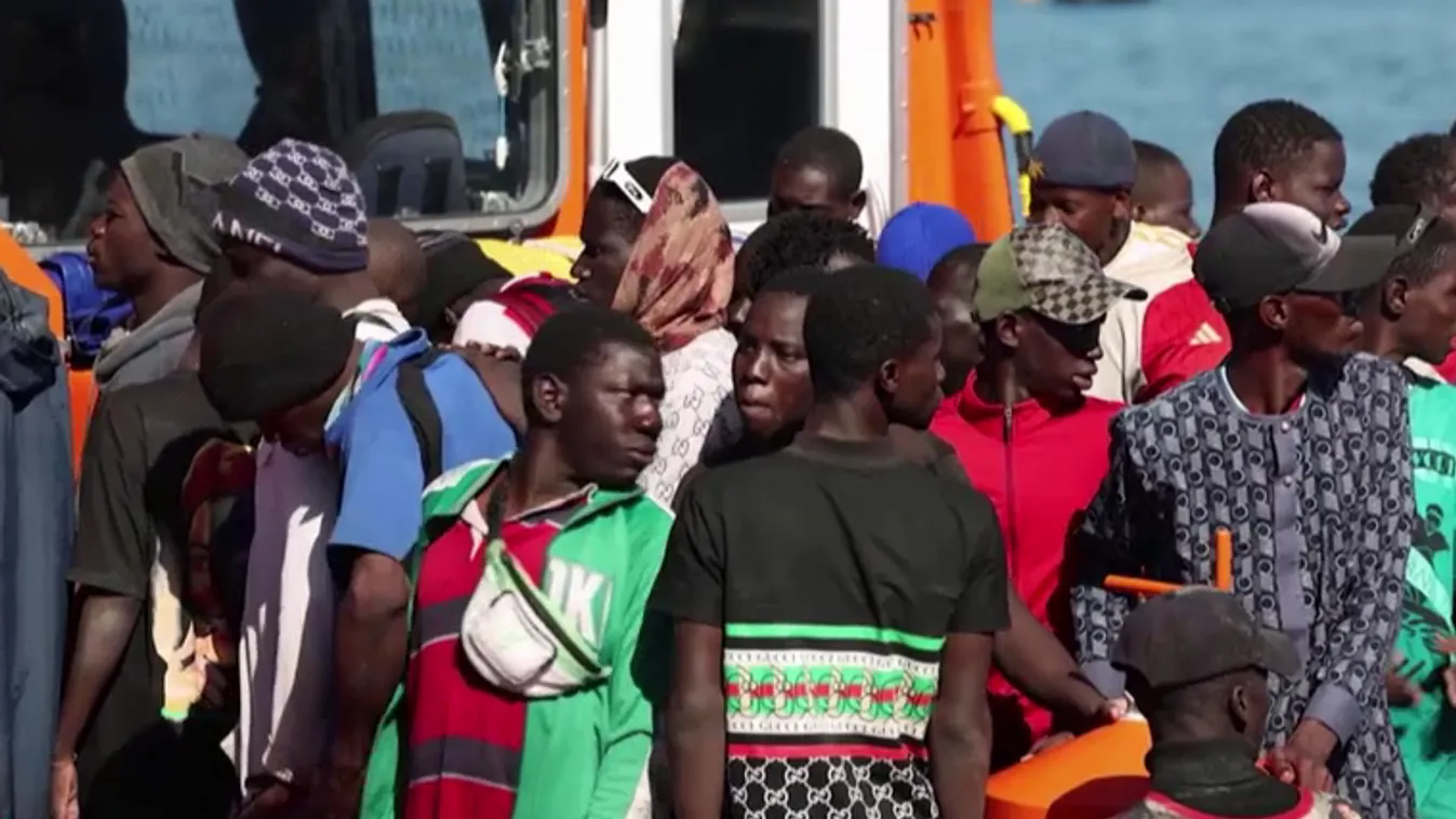 A spanyol kormány folytatja a Kanári-szigetekre érkezett illegális migránsok elosztását + videó