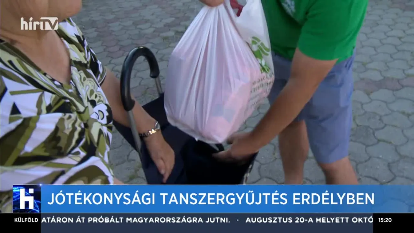 Jótékonysági tanszergyűjtés Erdélyben